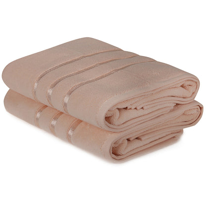 Juego De Toallas De Baño (2 Piezas) Salmón_0