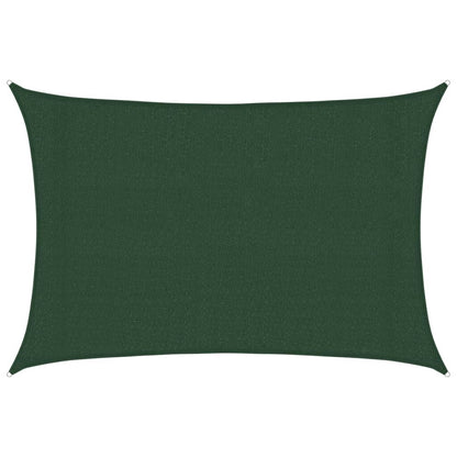Vidaxl Toldo De Vela Verde Oscuro Hdpe 160 G/m² 3x4,5 M_0
