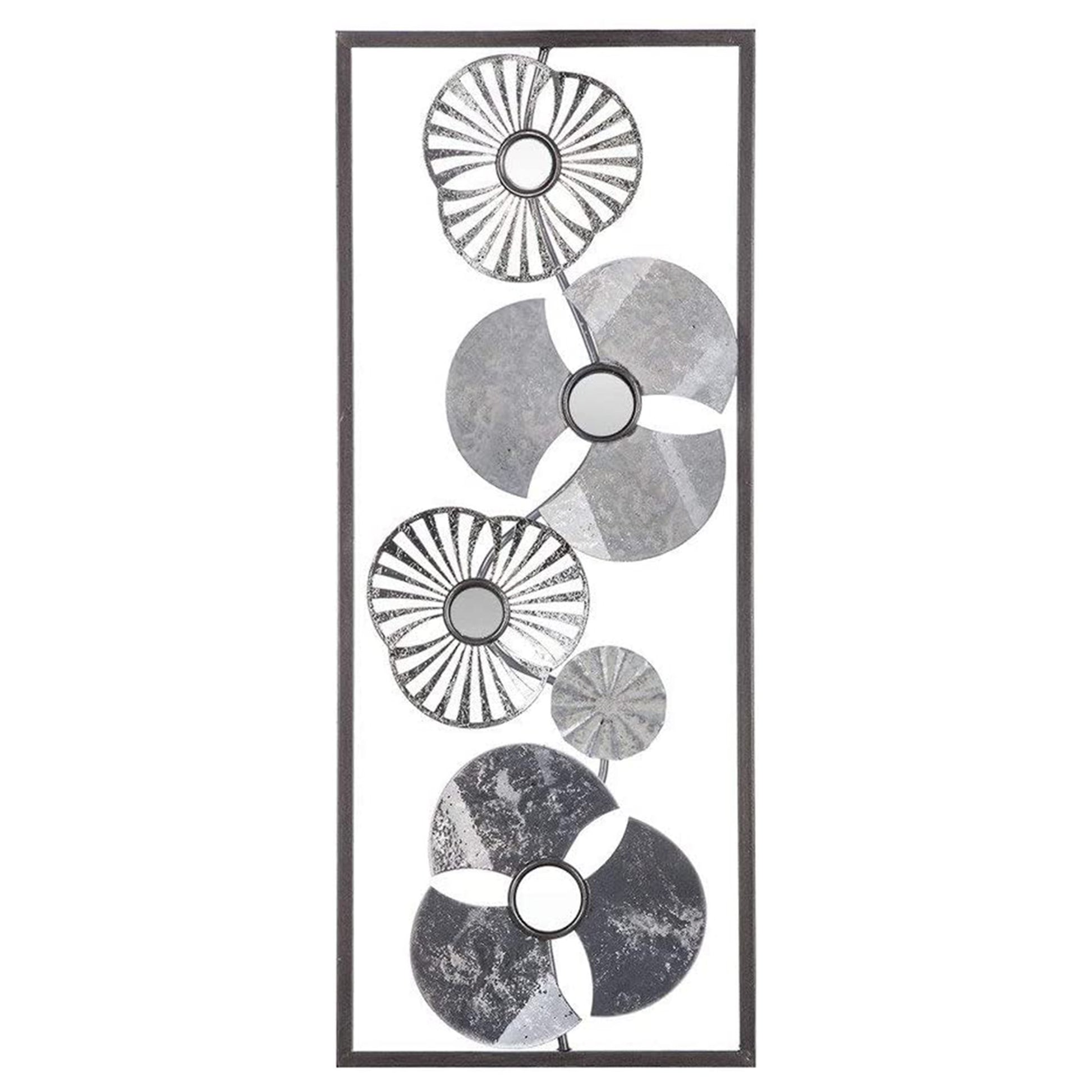Well Home - Decoración De Pared De Metal Con Diseño De Una Flor_0