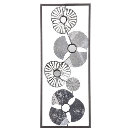 Well Home - Decoración De Pared De Metal Con Diseño De Una Flor_0