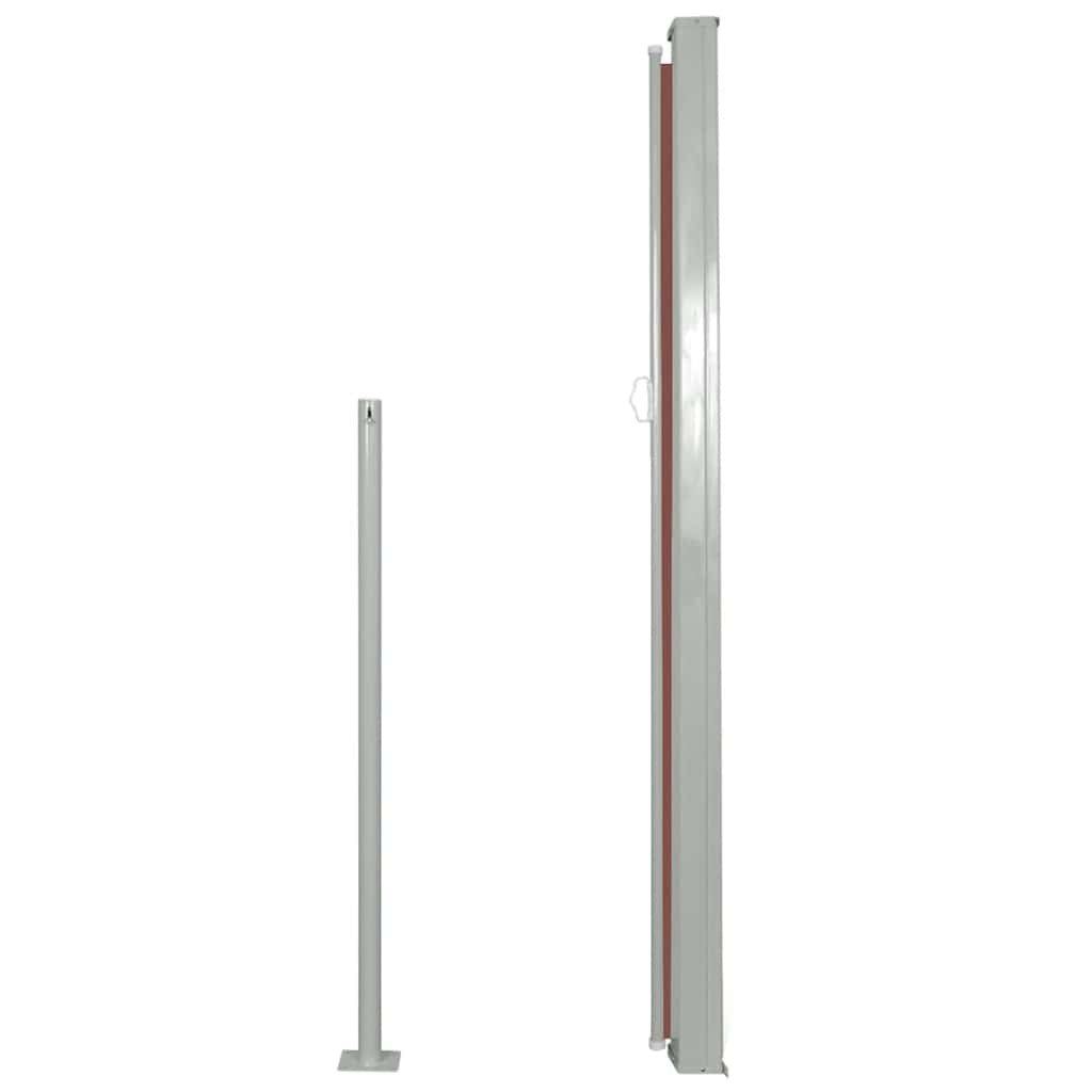 Vidaxl Toldo Lateral Retráctil De Jardín Marrón 170x300 Cm_3