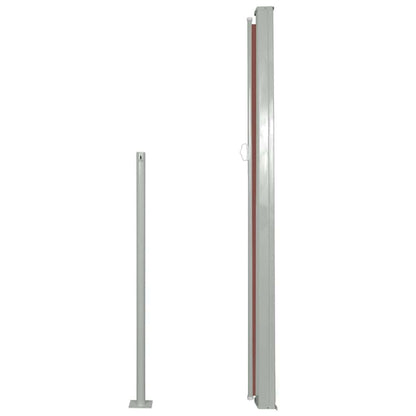 Vidaxl Toldo Lateral Retráctil De Jardín Marrón 170x300 Cm_3