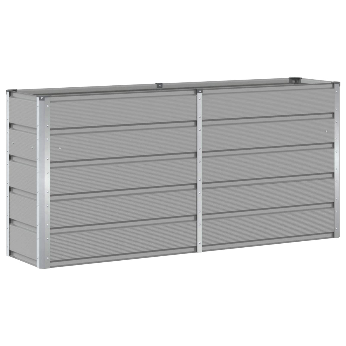 Jardinera Gris Claro 160 X 40 X 75 Cm Acero_0