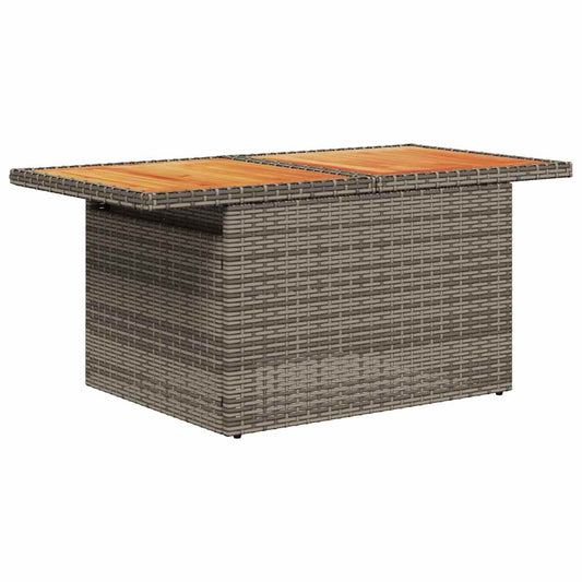 Set De Sofás De Jardín Y Cojines 8 Piezas Ratán Sintético Gris / Vetonek_0