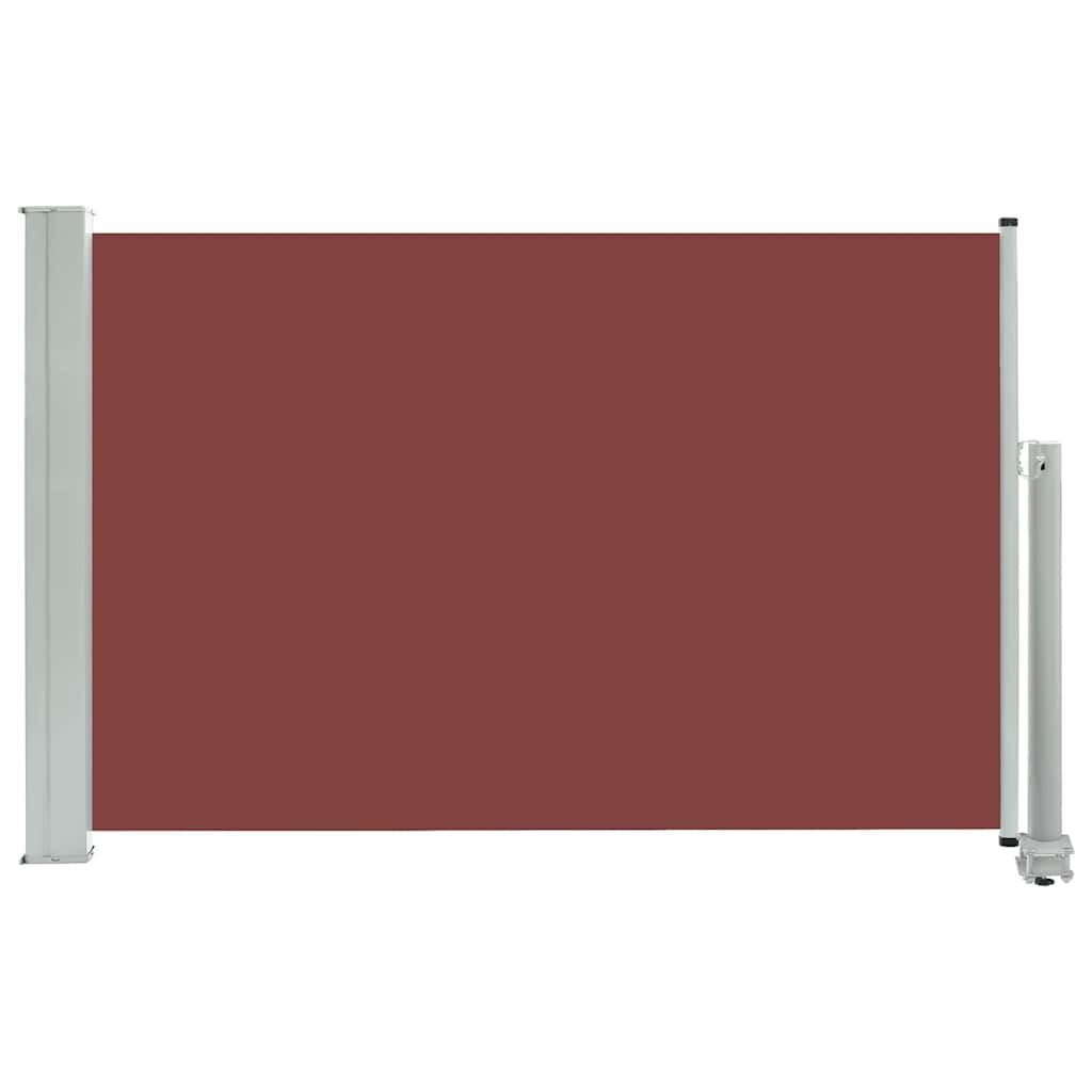 Vidaxl Toldo Lateral Retráctil De Jardín Marrón 60x300 Cm_0