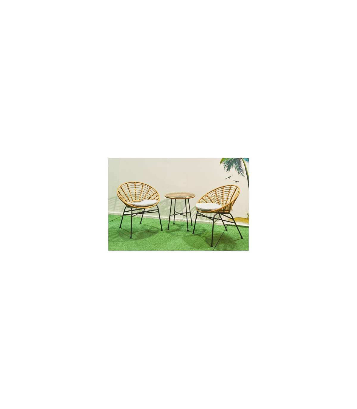 Pack De 4 Sillones Con Cojines Hanoi Acabado Natural, 75cm(alto) 70cm(ancho) 60cm(fondo)_1