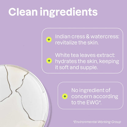 Super leaves Gel de ducha hidratante - Hojas de té blanco, Attitude, 473 ml