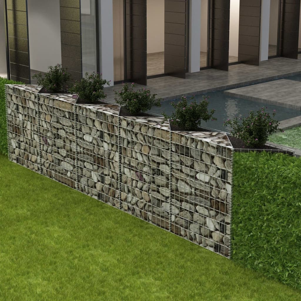 Cesta De Muro De Gaviones Acero Galvanizado 300x30x100 Cm / Vetonek_4