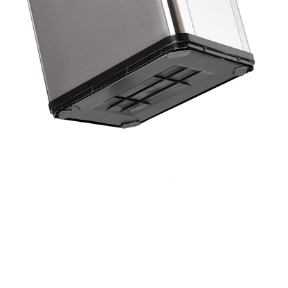 Cubo Inteligente 30l Sin Patas Apertura Auto Gris