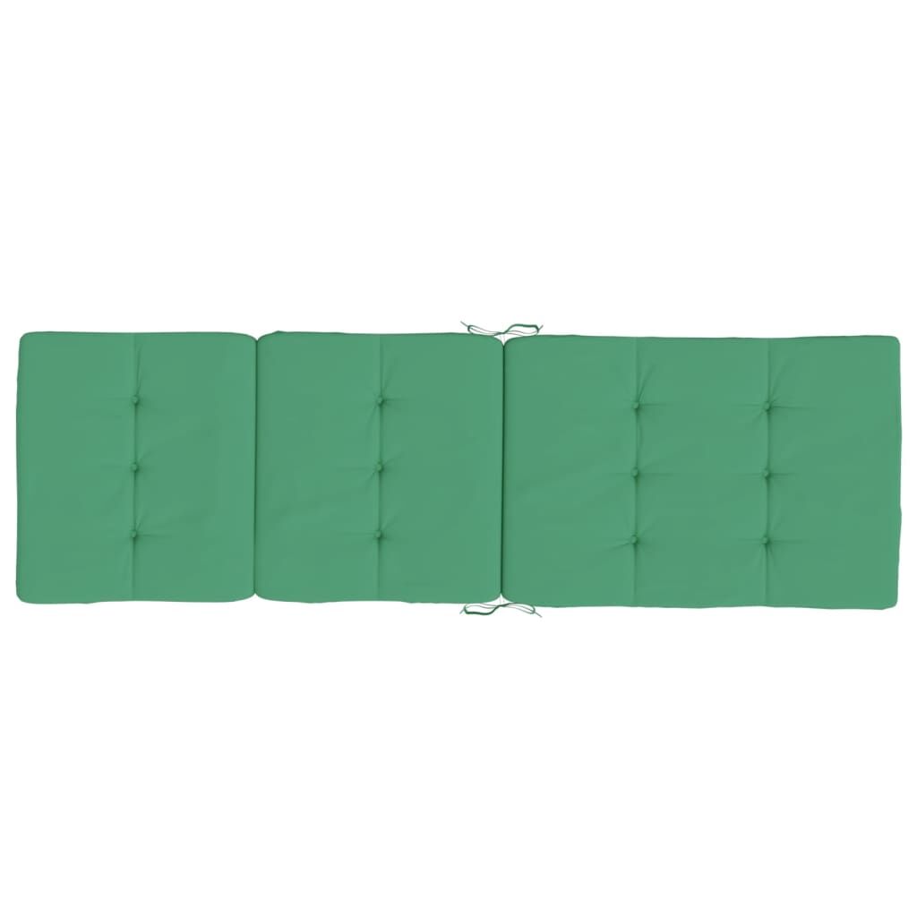 Vidaxl Cojines Para Tumbona 2 Uds Tela Oxford Verde_3