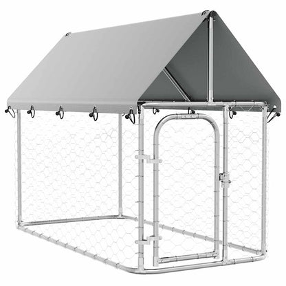 Perrera De Exterior Con Tejado 200x100x150 Cm_0