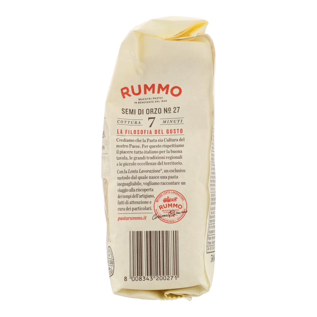 Pasta Semi di Orzo Nº27 Rummo 500g