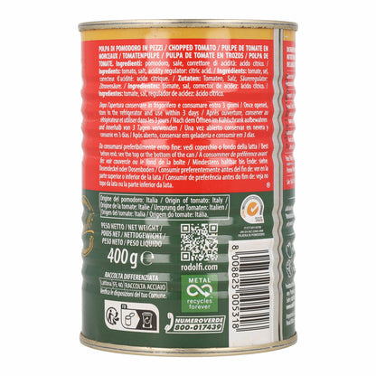 Pulpa de Tomate en Trozos Rodolfi 400g
