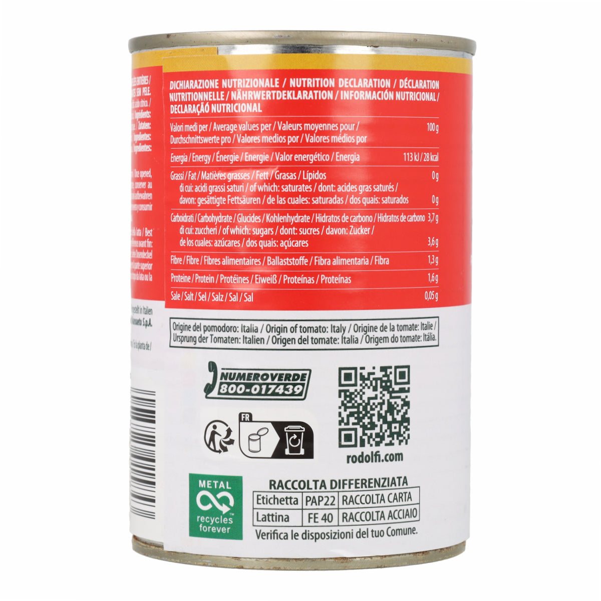 Tomate Pelado Rodolfi 400g
