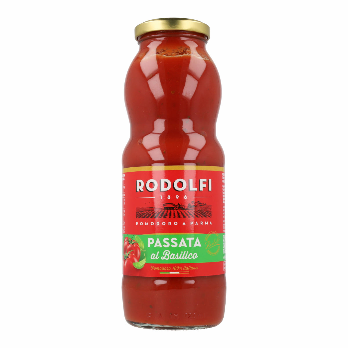 Puré de Tomate con Albahaca Rodolfi 690g