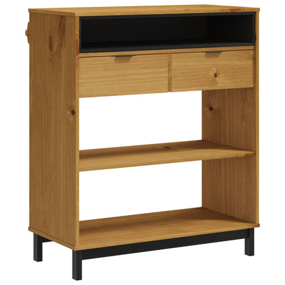 Mesa Alta De Bar Flam Madera Maciza De Pino 92x45x110 Cm_0