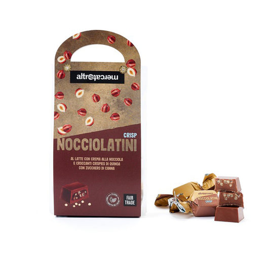 Bombones Chocolate Con Leche Crispis Altromercato 120 g