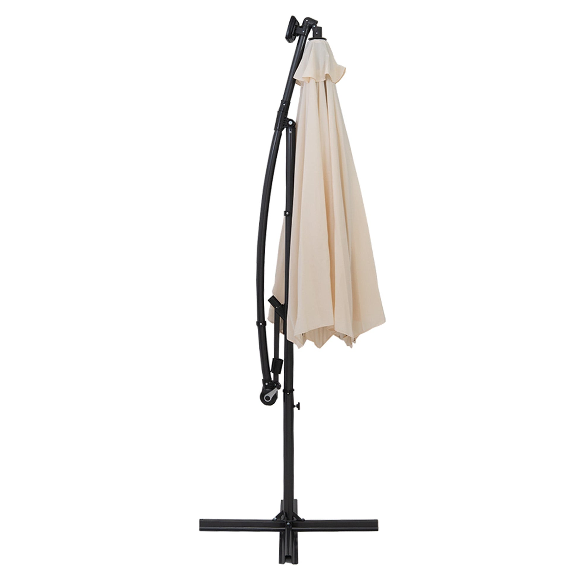 Parasol Excéntrico Led De 3 M – Crema_1