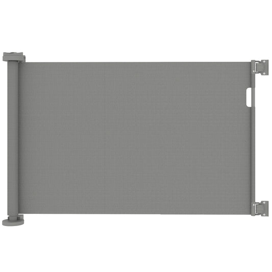 Pawhut Barrera De Seguridad Para Perros Retráctil 0-136 Cm Para Escaleras_0