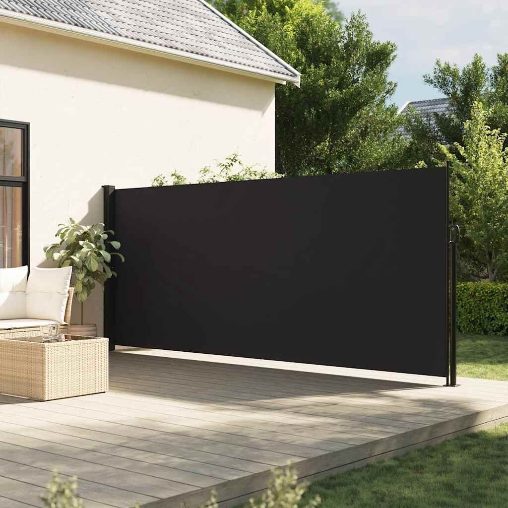 Vidaxl Toldo Lateral Retráctil Negro 160x300 Cm_1