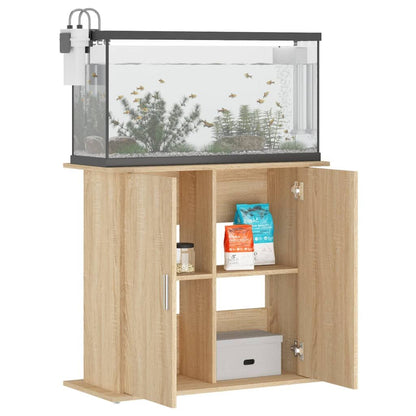 Vidaxl Soporte Para Acuario De Roble Sonoma 81x36x73 Cm De Madera De Ingeniería_3