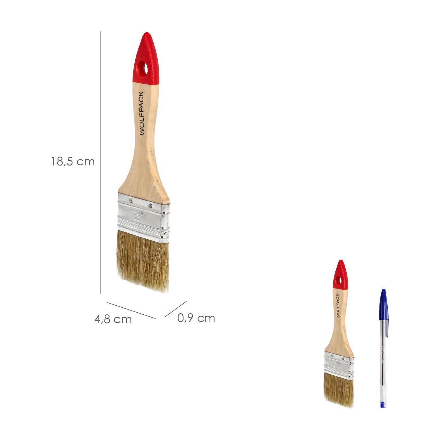 Paletina Brico Doble Cerda Blanca Nº 21 (ancho Cerda 50 Mm.)