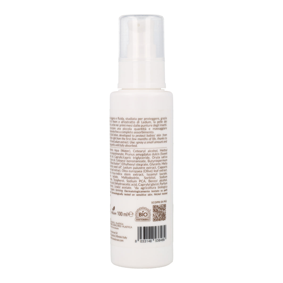 Crema fluida PIZZICOFF Baby Officina Naturae 100 ml