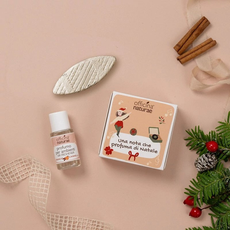 Fragancia para el hogar naranja y canela con difusor de madera Officina Naturae 20 ml