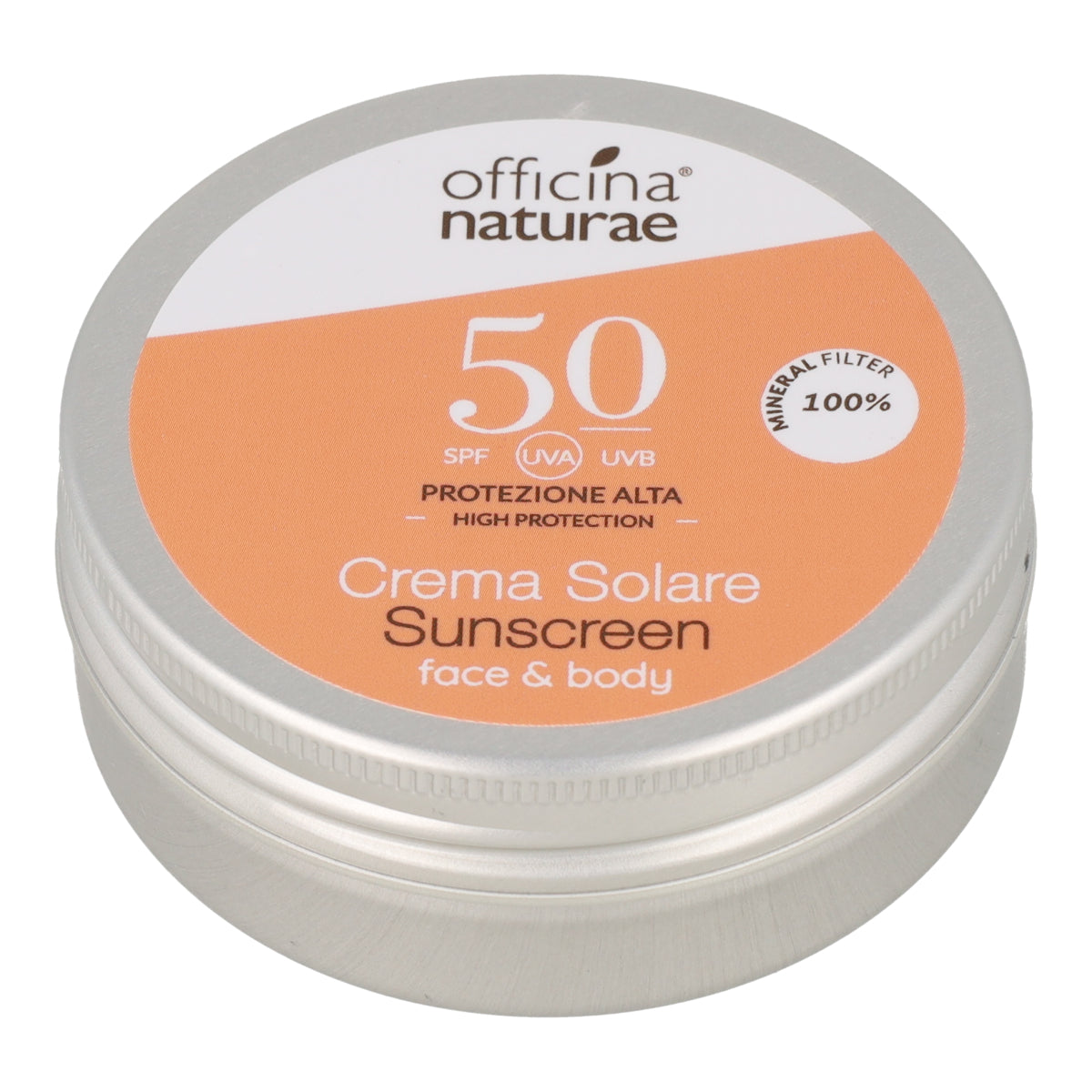 Crema solar en lata SPF 50 Officina Naturae 75 ml