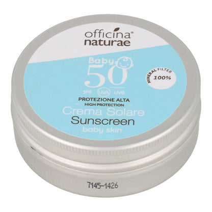 Crema solar en lata SPF 50 Baby Officina Naturae 75 ml