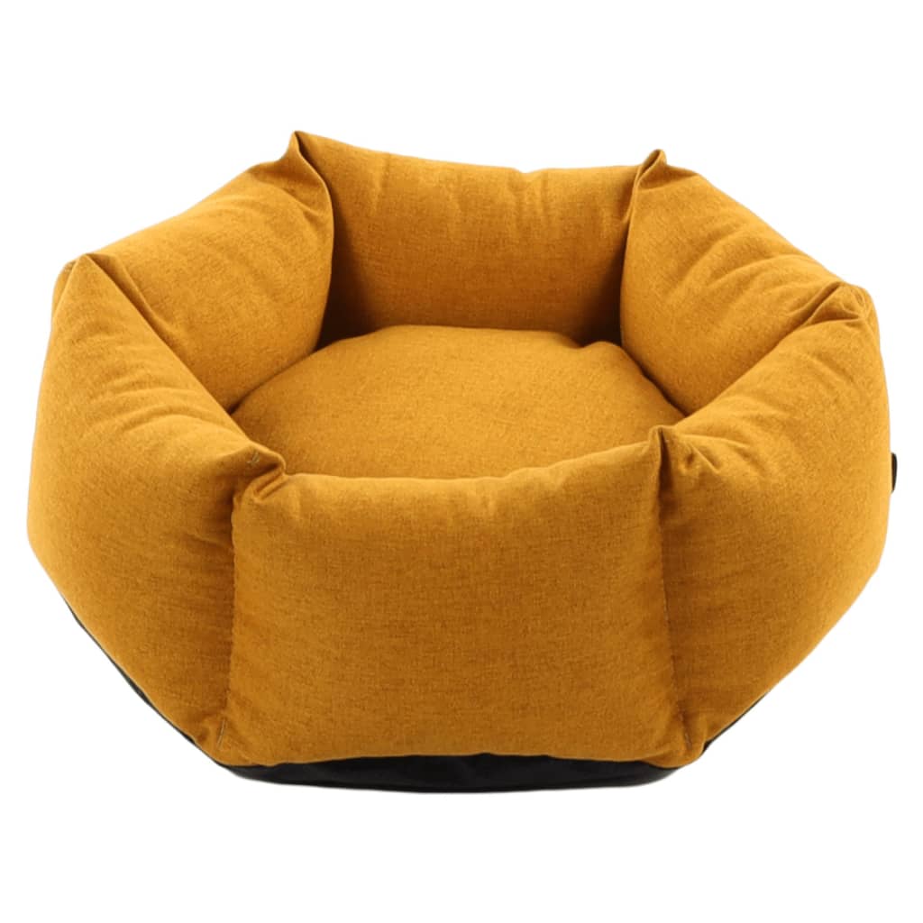 Flamingo Cama Para Perros Con Cremallera Ziva Hexagonal Ocre 50x18 Cm / Vetonek_0