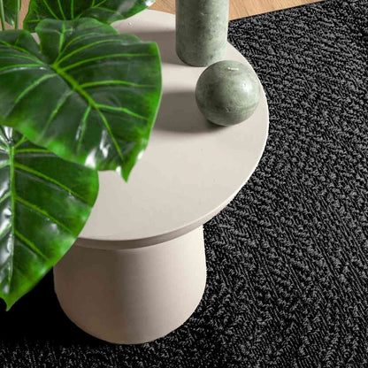 Vidaxl Alfombra Zizur Apariencia Yute Interior Exterior Antracita_1
