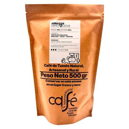 Cafe Sin Intermediarios Café Brasil Abrazos En Grano Para Americana 500 G_0