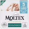 Pants Moltex Pure & Nature T5 (9-14 kg), 20 Uds