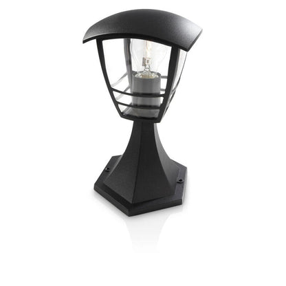 Aplique Exterior Sobremuro1x60w Negro Mod. Creek Philips_3