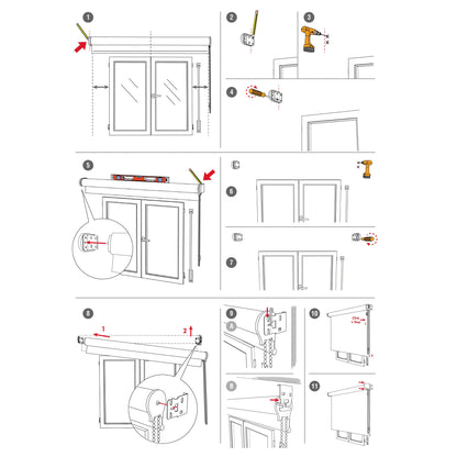 Estor Blanco Roto 120x250cm Enrollable Opaco Wellhome_3