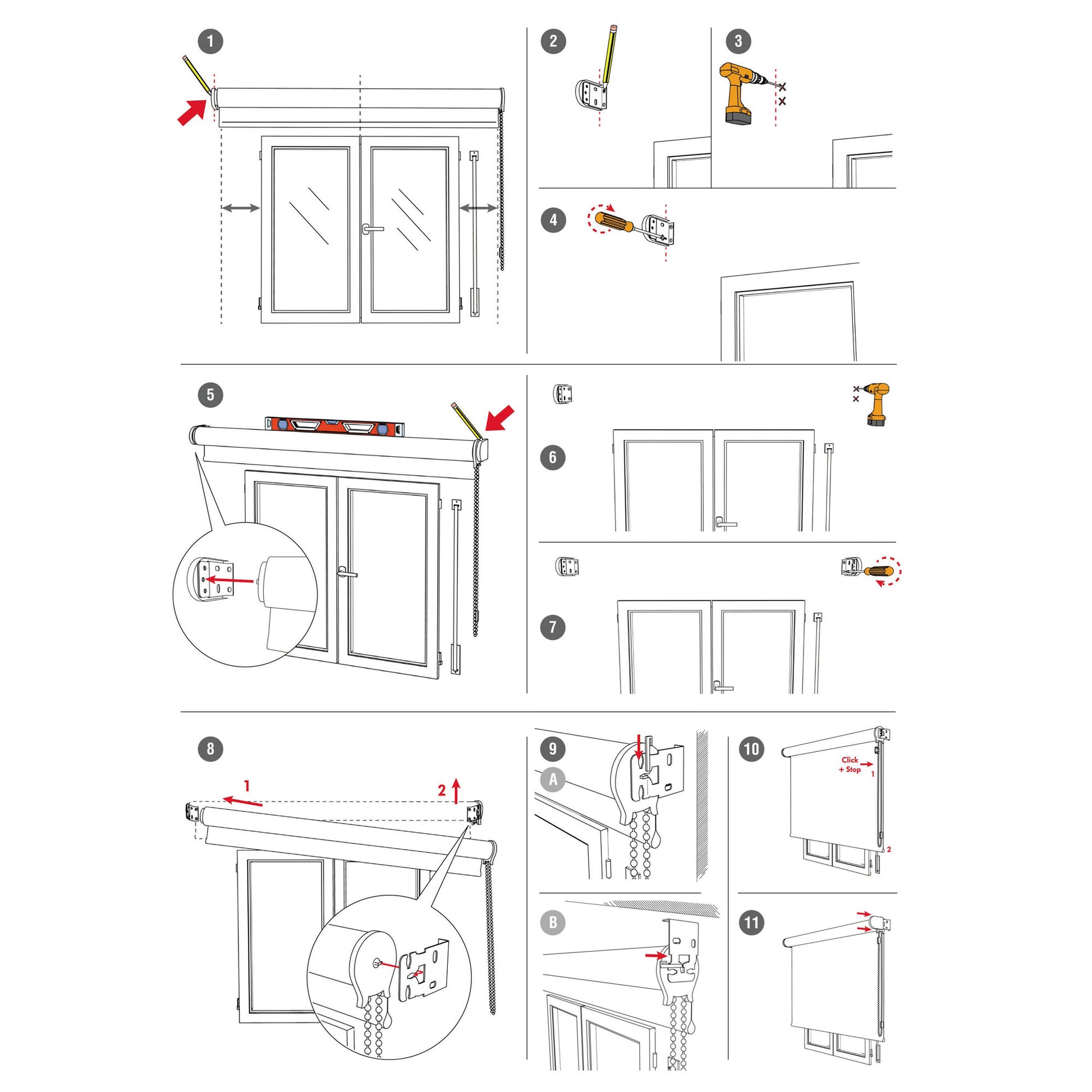 Estor Blanco 100x250cm Translúcido Enrollable Wellhome_3