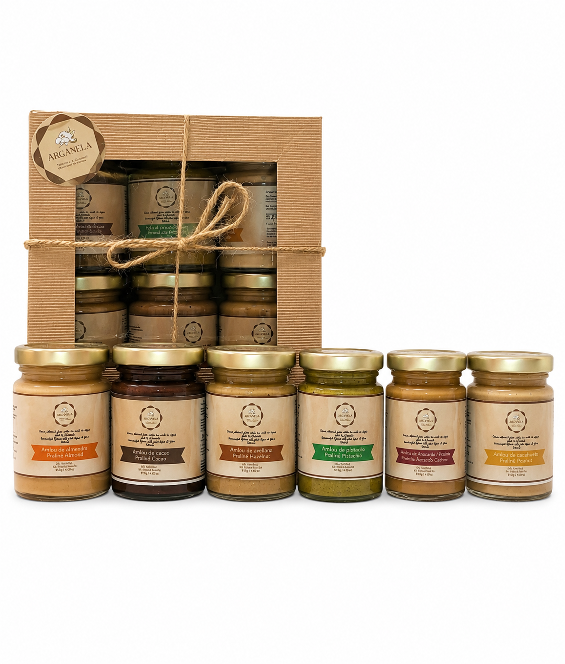 Pack Degustación Arganela Premium 6 Sabores 200 G_0