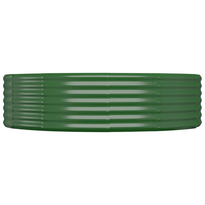 Jardinera Arriate Acero Galvanizado Verde 214x140x36 Cm_3