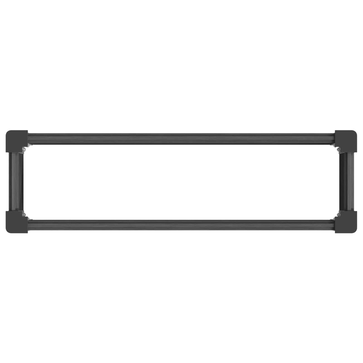 Arriate Elevado Gris 100 X 30 X 72 Cm Wpc Y Aluminio_4