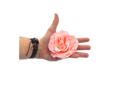 Mundo Eterno Rosa Preservada Abierta Rosa 10cm