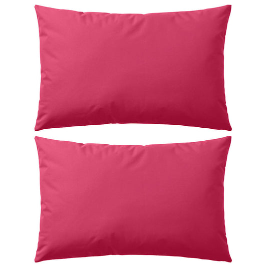 Vidaxl Cojines Para Exteriores 60x40 Cm Rosa 2 Unidades_0