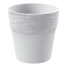 Maceta Furu , Dimensiones (mm) 147x147x148, Color Blanco