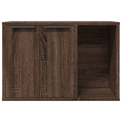 Vidaxl Mueble Arenero Para Gatos Madera Ingeniería Marrón 60x40x40 Cm_4