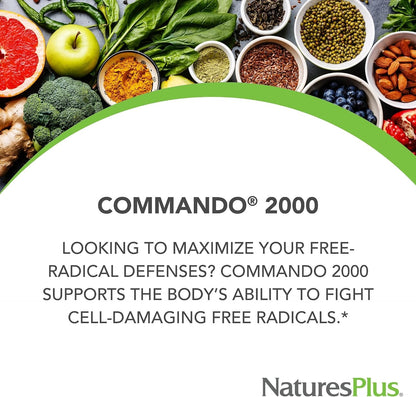 Commando 2000 Nature's plus 60 comprimidos