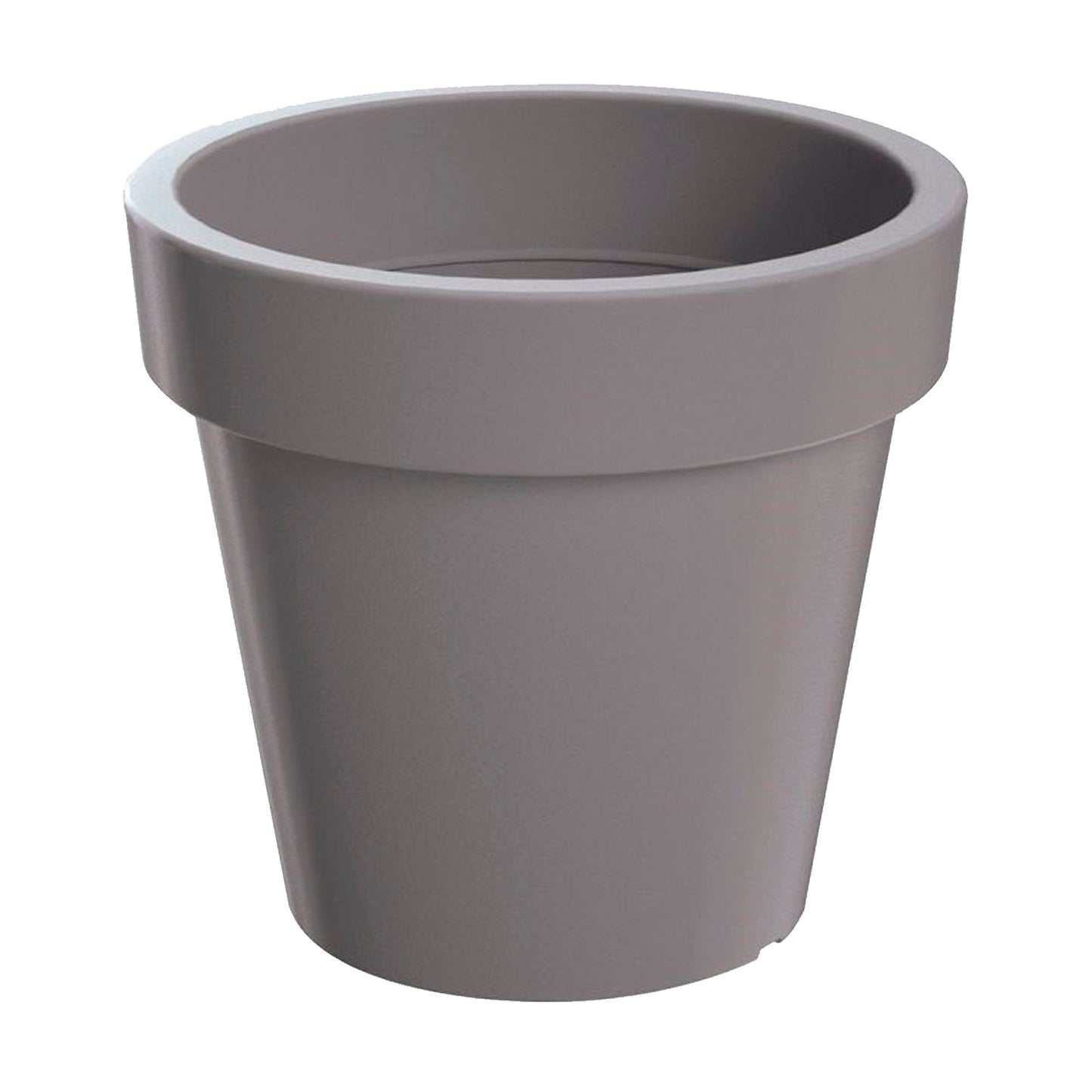 Maceta Lexo Round 92l., Dimensiones (mm) 600x600x550, Color Gris Piedra_0