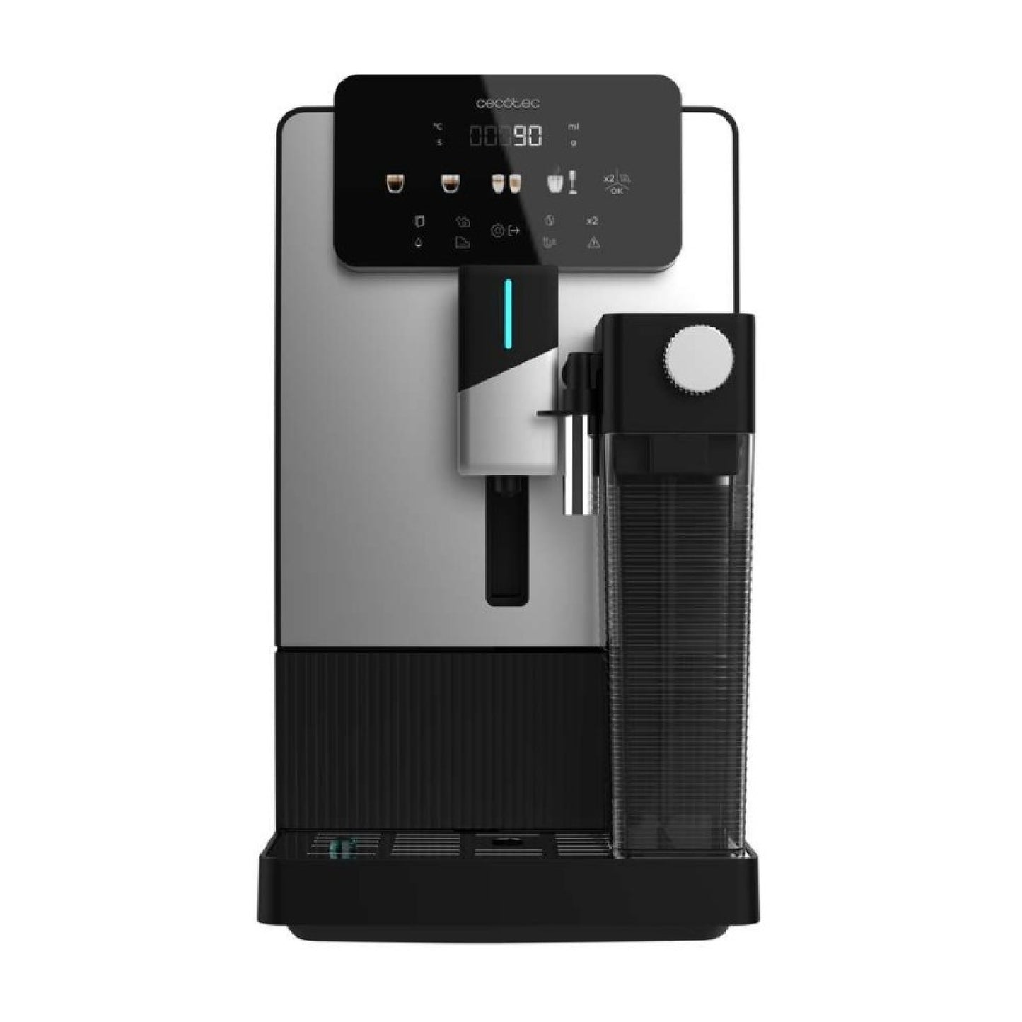 Cecotec Cafetera Superautomática Cremmaet Latte. 1350w, 19 Bares, Thermoblock, 6 Bebidas, Vaporizador, 5 Niveles Molido_1