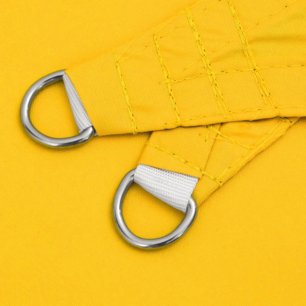 Toldo De Vela Triangular Tela Oxford Amarillo 3,5x3,5x4,9 M_4