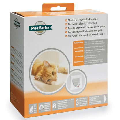 Petsafe Gatera Magnética De 4 Posiciones Classic 932 Blanca 5032_2