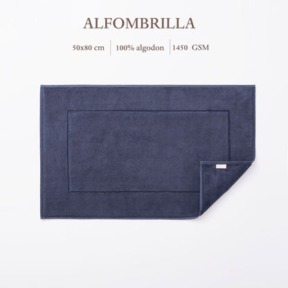 Alfombrilla De Baño 50x80cm 100% Algodón 1450gsm Navy Scalpers Home_1